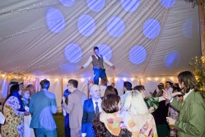 fun wedding, full dance floor, wedding DJ playing music